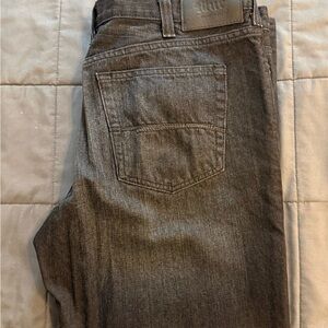 Pronto Uomo Men's Charcoal Straight Jeans